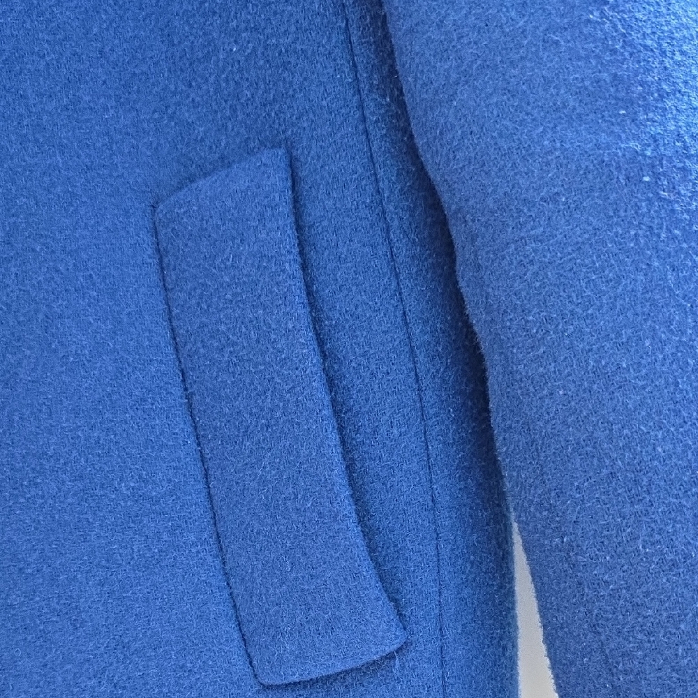 Women's Blue Coat - Picture 5 of 7